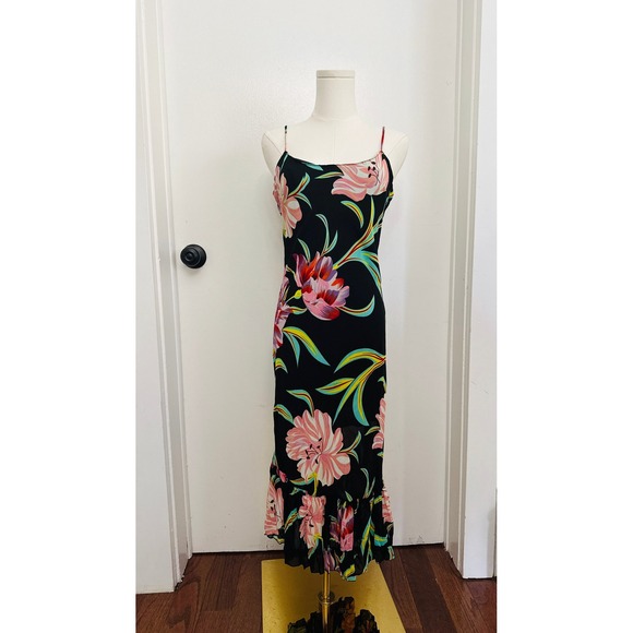 Cobra Italia Dresses & Skirts - NWT Vintage Y2K Cobra Italia Tropical Floral Mesh Slip Dress IT 42 / US Small